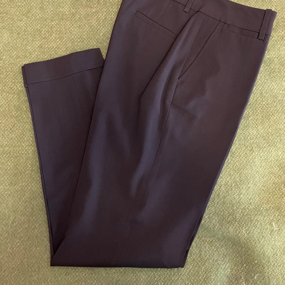 Lafayette 148 Gray/Brown Trousers Size 2 - Picture 1 of 5